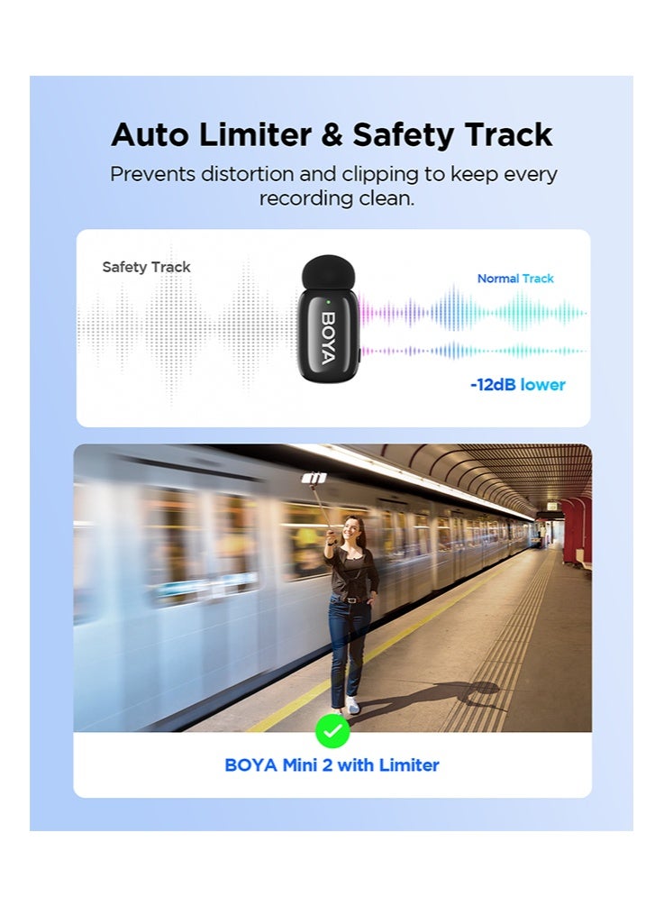 Boya Mini 2-02 Wireless Lavalier Microphone