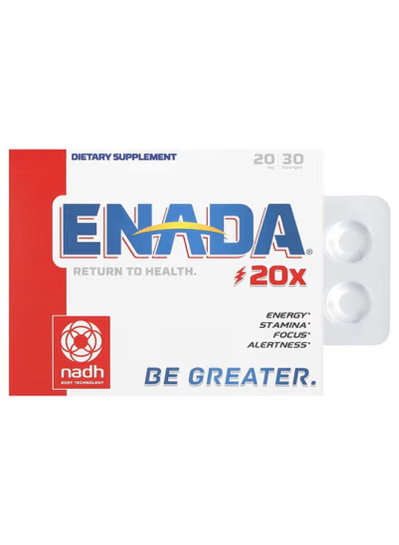 ENADA 20x, 20 mg, 30 Lozenges