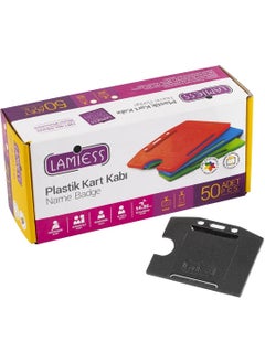 Lamiess Lms 214 Horizontal Plastic Card Holder Gray 