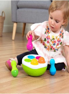 Fat Brain Toys F248 Fat Brain SpinnyPins, Kids Preschool, Spinning and Sorting Building Sets, Early Development Toy for Babies Aged 18 Months and Older, Multicoloured - pzsku/Z35CA2B46188EFF036EFCZ/45/_/1686916007/c8738ddb-b5e1-4292-9c75-8b230387f53f