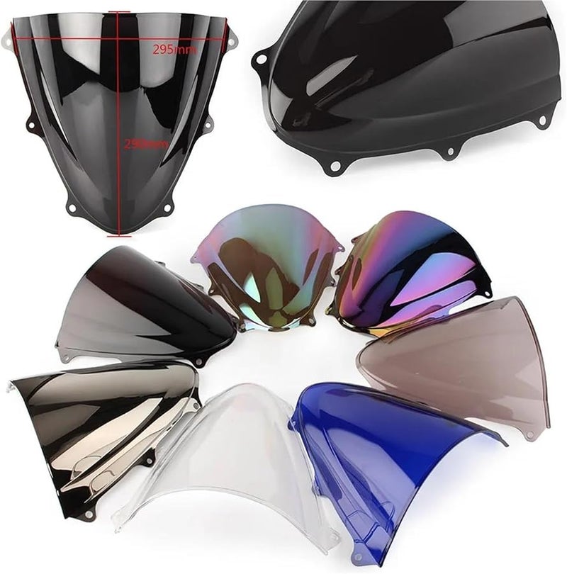 درع رياح فقاعة مزدوجة شفاف للدراجة النارية GSXR 600 750 2011 2022 - Image 5