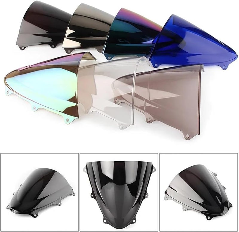 درع رياح فقاعة مزدوجة شفاف للدراجة النارية GSXR 600 750 2011 2022 - Image 3