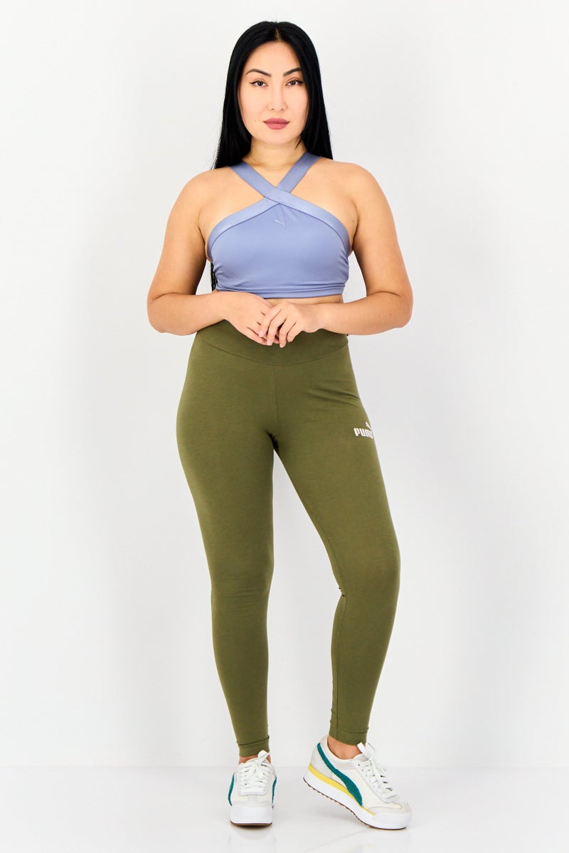 PUMA Women Sportswear Fit Pull On Training Leggings, Forest Green - Image 3