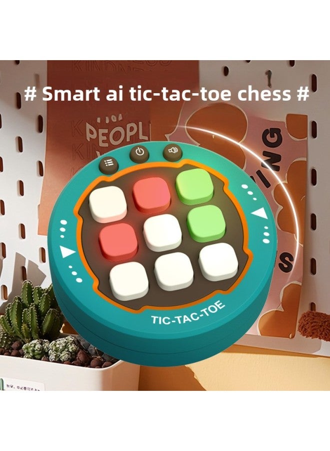 Triple Tac Tac Game Game Machine Children's Interactive Desktop Game Thinking Training New-Colour:English Tic-tac-toe  Opp  - Image 3