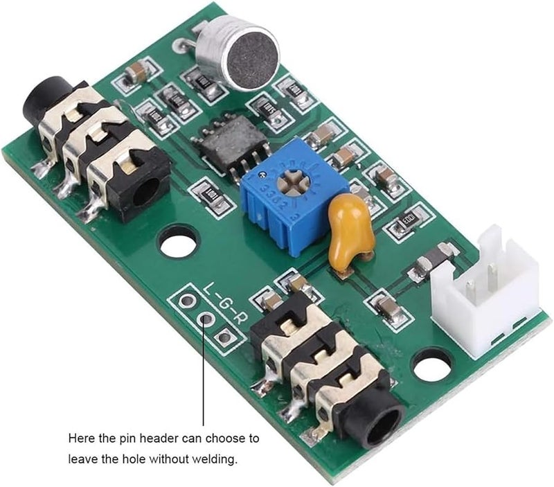 Low Voltage Mic Module With Variable Control 3.5mm 3Pin Outputs 2 6 10V High Sensitivity Amplifier 1 Set - Image 5
