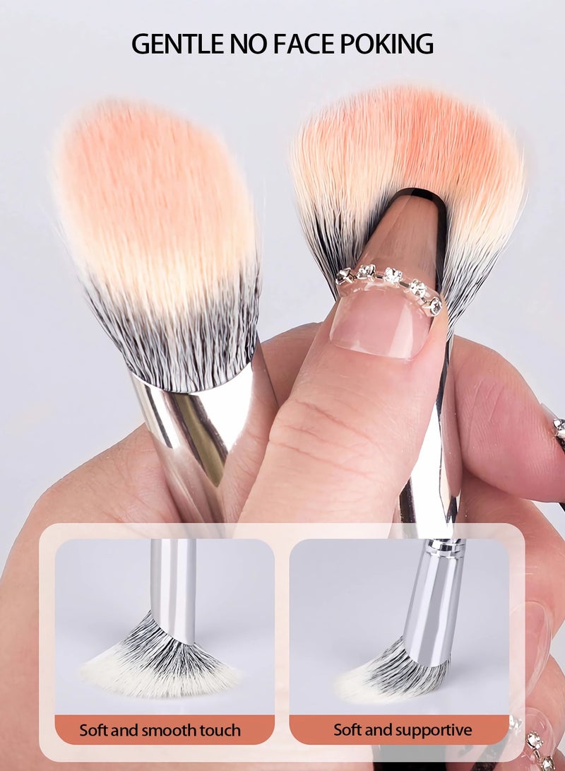 اوكيل فرشاة تحديد الوجه وأحمر الخدود بزاوية احترافية - فرشاة تحديد الوجه - تطبيق مكياج دقيق - Image 3