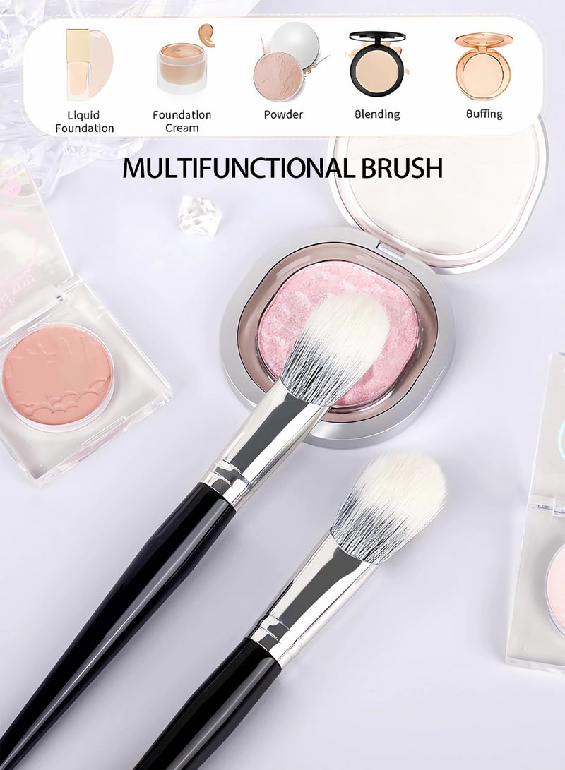 اوكيل فرشاة تحديد الوجه وأحمر الخدود بزاوية احترافية - فرشاة تحديد الوجه - تطبيق مكياج دقيق - Image 4