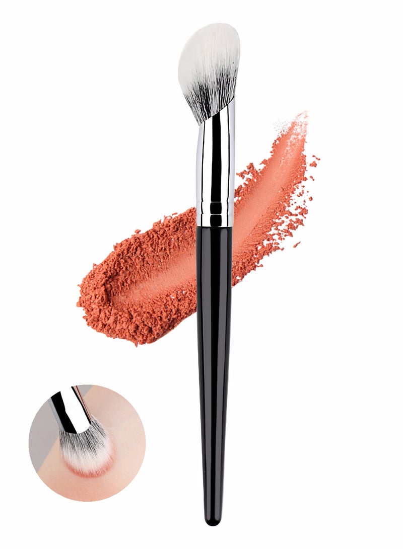 اوكيل فرشاة تحديد الوجه وأحمر الخدود بزاوية احترافية - فرشاة تحديد الوجه - تطبيق مكياج دقيق - Image 1
