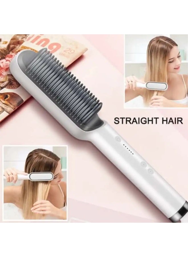 ماكس Professional Hair Straightener Brush – Hair Style Comb MultiColor - Image 4