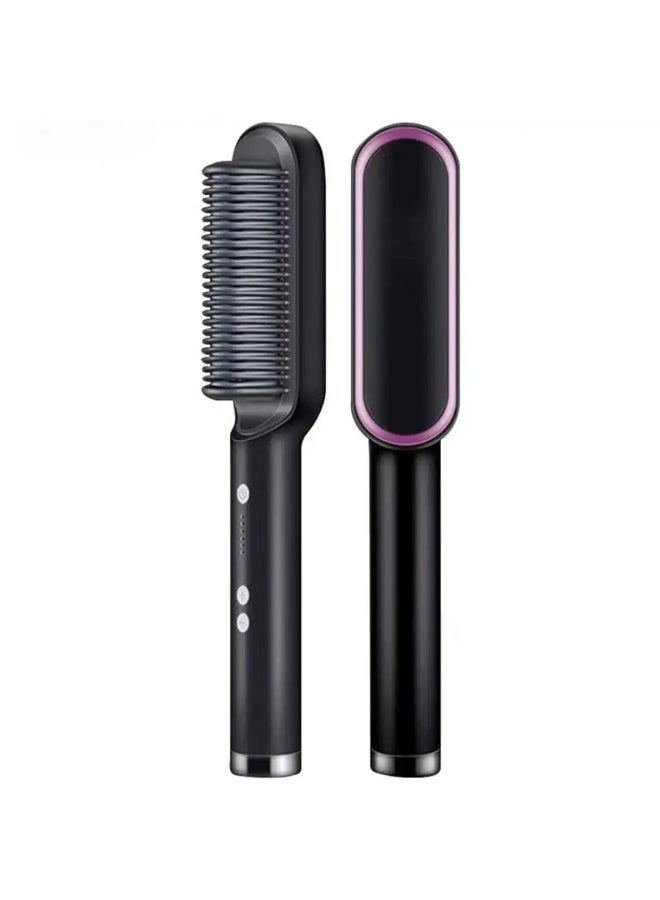 ماكس Professional Hair Straightener Brush – Hair Style Comb MultiColor - Image 3