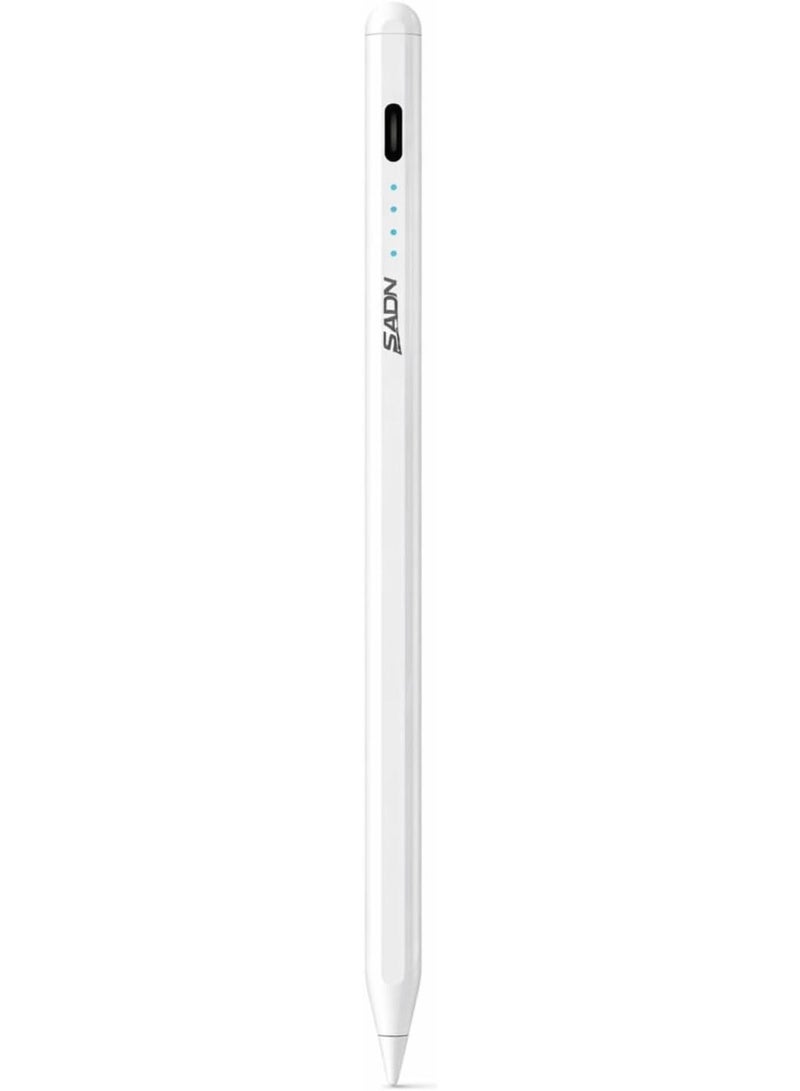 Sadn iPad Bundle – Universal Magnetic Stylus Pen + Smart Protective Case for iPad A16 11th Generation 11 Inch 2025 / iPad 10th Generation 10.9 Inch 2022, Slim Trifold Cover, Rechargeable Pencil - Image 3