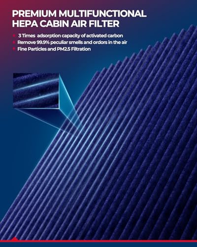 KAX Premium Cabin Air Filter with Dual Active Carbon CF11643 Replacement for Audi Volkswagen Models A3 A3 Quattro Q3 S3 TT Quattro Jetta Golf Tiguan Atlas GTI - Image 3