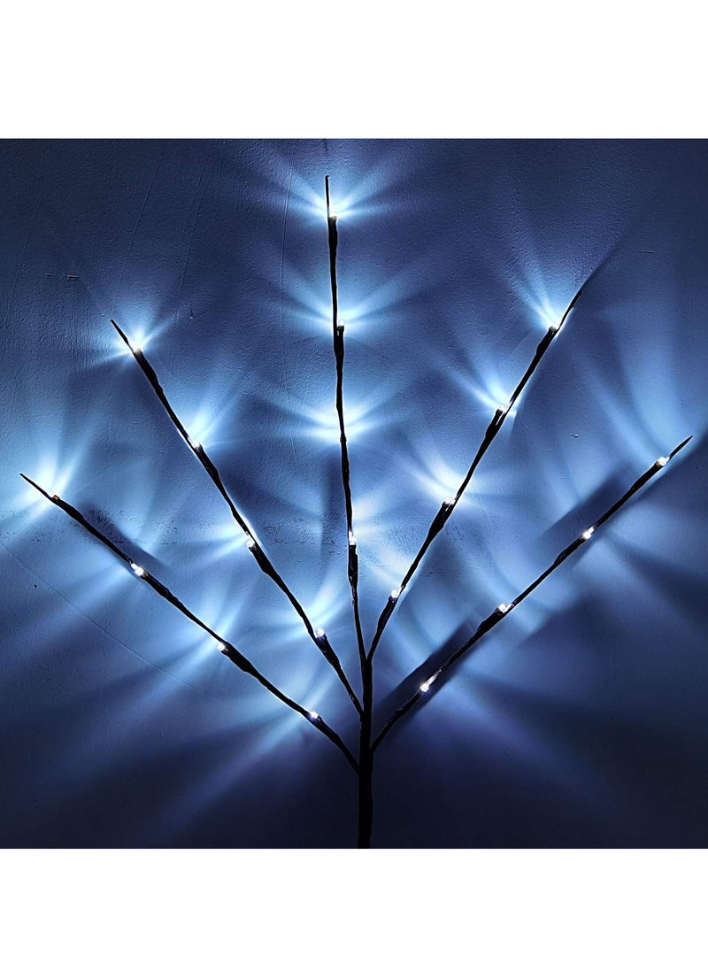 KASTWAVE - 3 Pack Lighted Branches,Led Branch Light Battery Operated Lighted Branches Vase Filler Willow Twig Lighted Branch 30 Inch 20 LED for Home Party Decoration Indoor Outdoor（Cool White） - Image 1