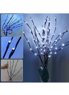 3 Pack Lighted Branches,Led Branch Light Battery Operated Lighted Branches Vase Filler Willow Twig Lighted Branch 30 Inch 20 LED for Home Party Decoration Indoor Outdoor（Cool White）