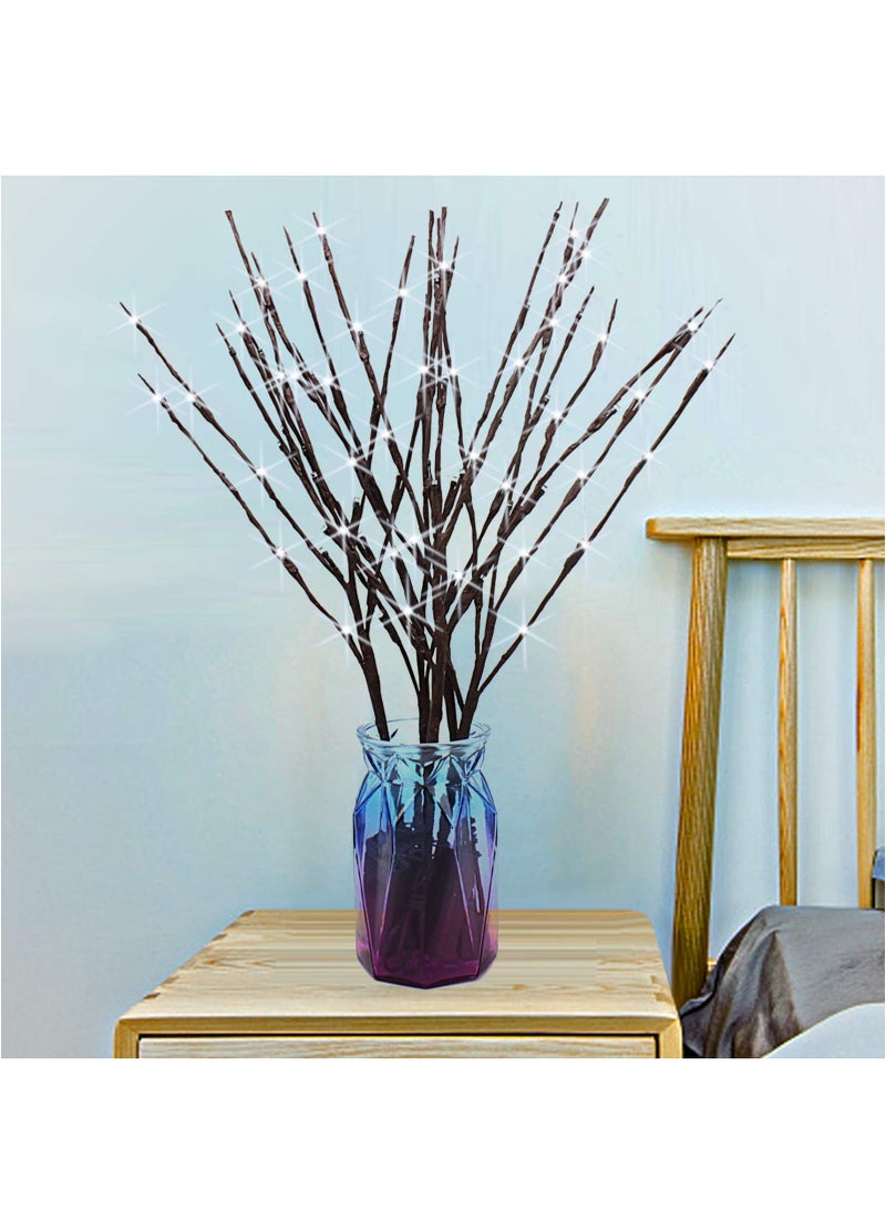 KASTWAVE - 3 Pack Lighted Branches,Led Branch Light Battery Operated Lighted Branches Vase Filler Willow Twig Lighted Branch 30 Inch 20 LED for Home Party Decoration Indoor Outdoor（Cool White） - Image 1