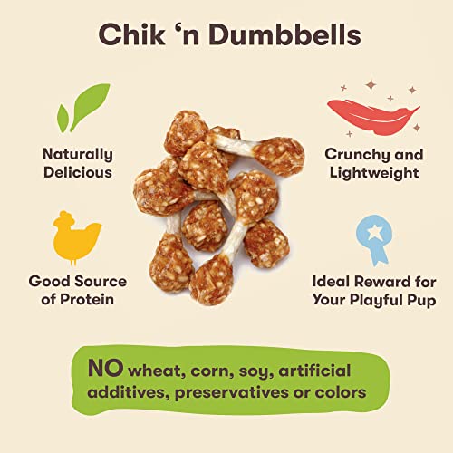 Pet 'n Shape Chik 'N Rice Dumbbells - All Natural Dog Treats, Chicken, 32 oz - Image 3