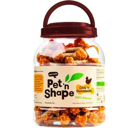 Pet 'n Shape Chik 'N Rice Dumbbells - All Natural Dog Treats, Chicken, 32 oz - Image 4