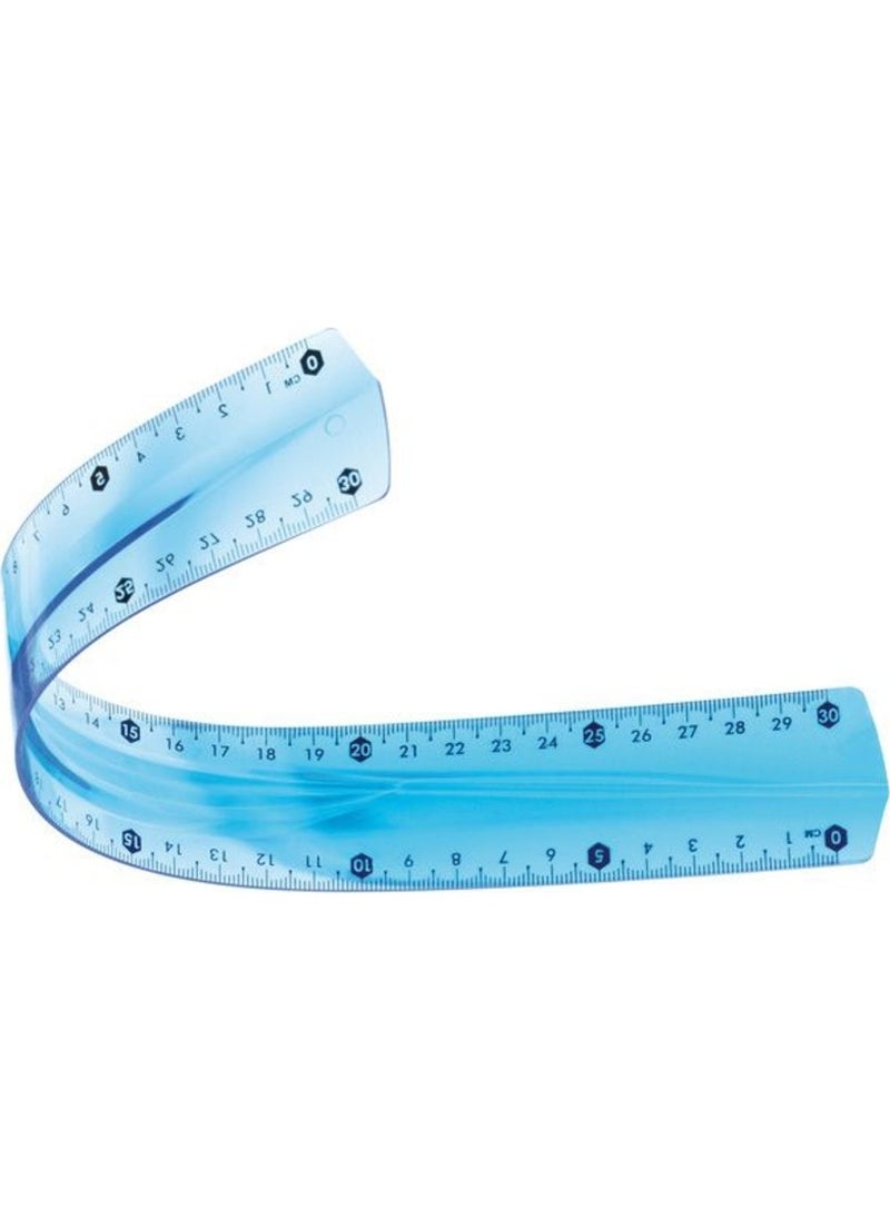 Bigpoint | Flexible Ruler, Break-Resistant - Flexible Ruler Suitable for Measuring Round Objects, 30 cm 