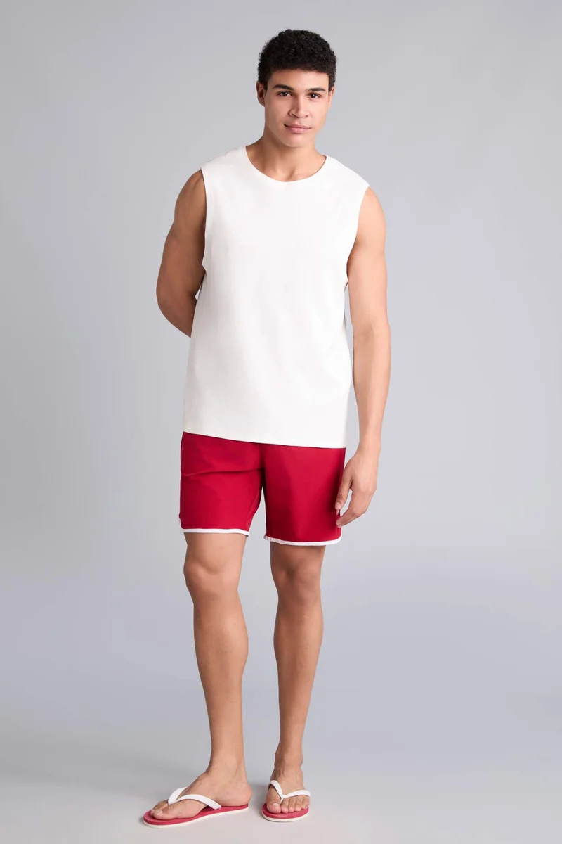 Defacto  Regular Fit Swim Shorts for Men | Best Price UAE
