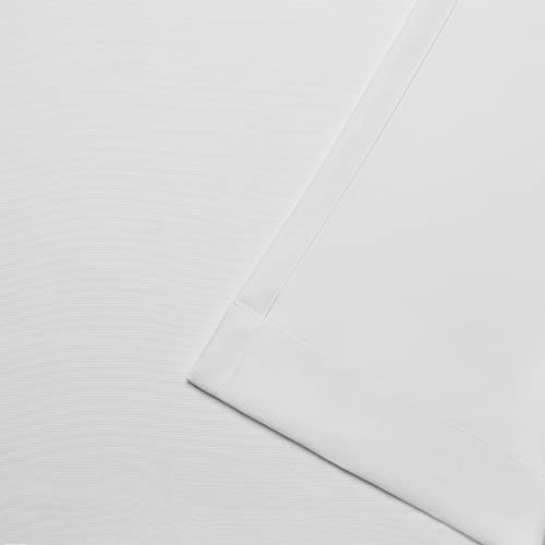 Exclusive Home Cabana Solid Indoor/Outdoor Light Filtering Hook-and-Loop Tab Top Curtain Panel, 54"x96", Winter White, Set of 2 - Image 4