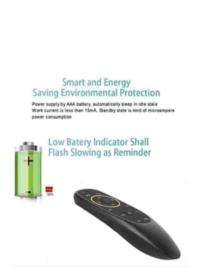 Arabest G10 Voice Air Mouse 2.4GHz Wireless Voice Smart Remote Control for Android TV Box, PC, Laptop - Image 3