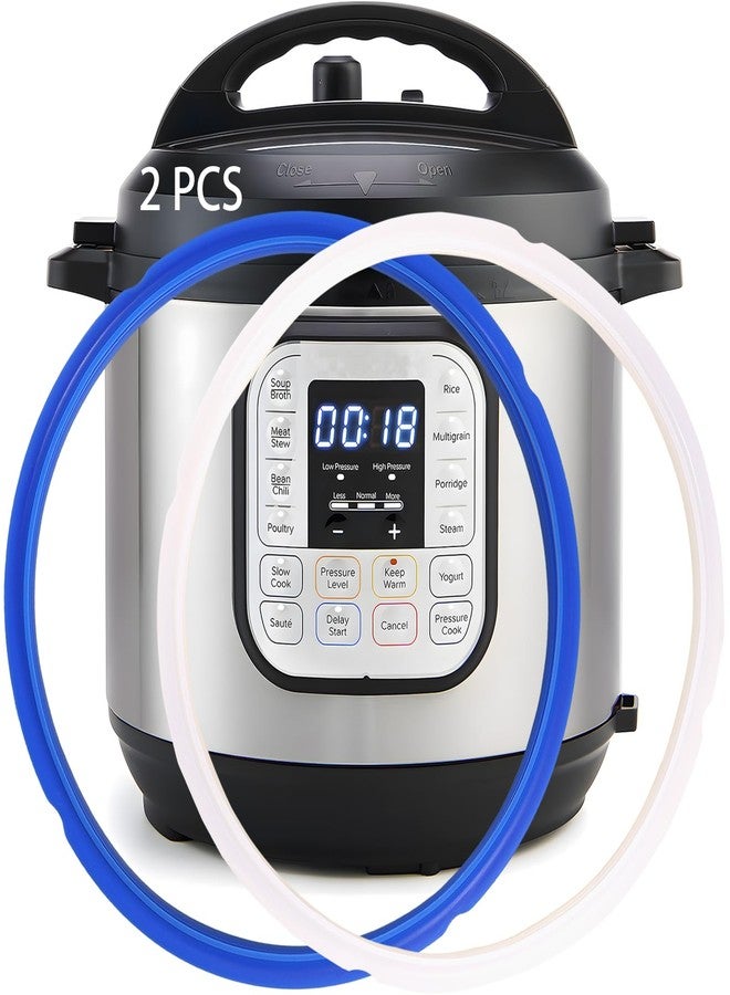 عبوتان من حلقات إحكام الغلق سعة 8 كوارت لجهاز الطهي الفوري (Instapot)، حلقة إحكام غلق سيليكون ممتازة بديلة لجهاز الطهي الفوري (Instapot) سعة 8 كوارت، ملحقات حلقات إحكام غلق مثالية لجهاز الطهي الفوري (Instapot) سعة 8 كوارت - Image 1