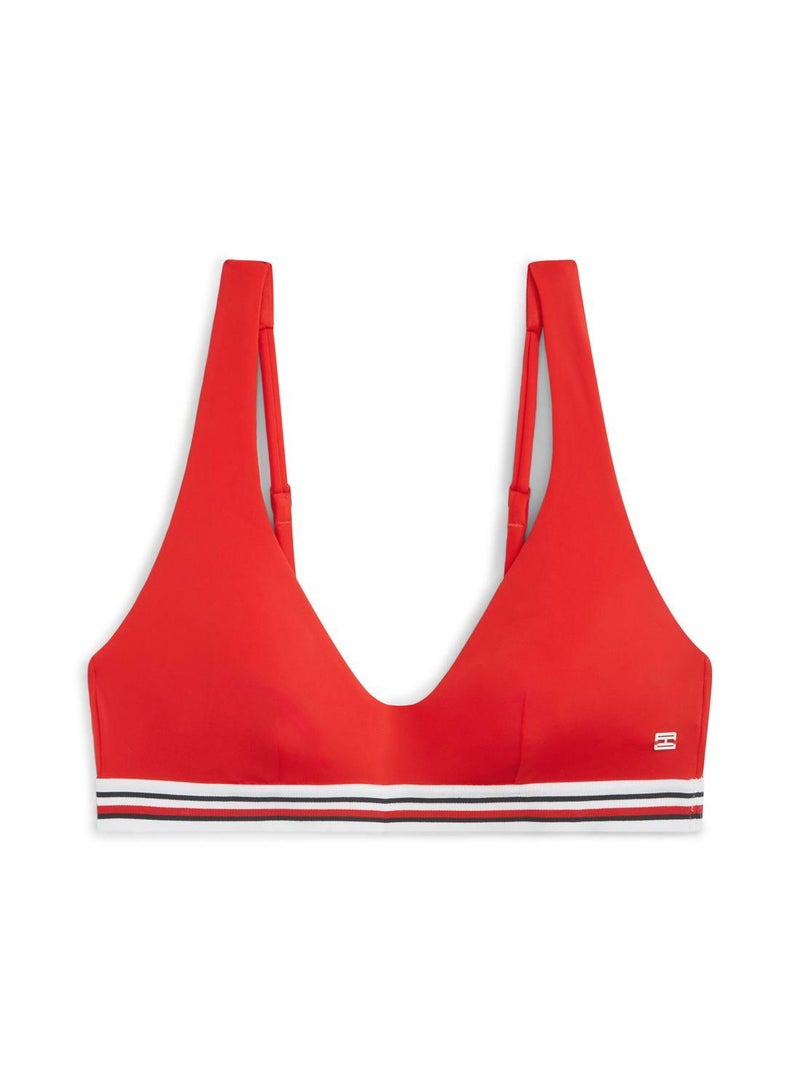 TOMMY HILFIGER Global Stripe Bralette Bikini Top - Image 5