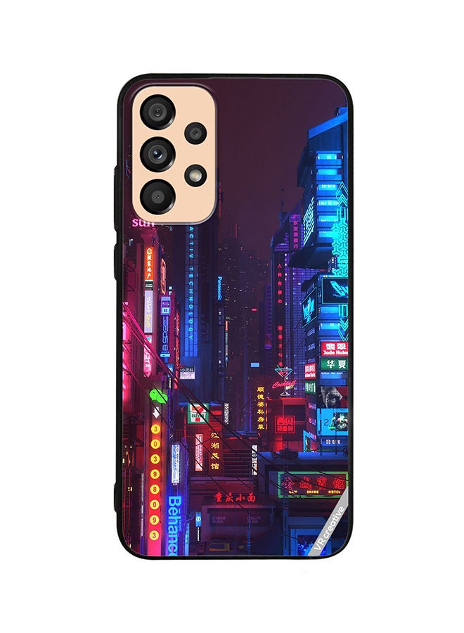 VR CREATIVE Protective Case Cover For Samsung Galaxy A72 Street Nights Design Multicolour - Image 1