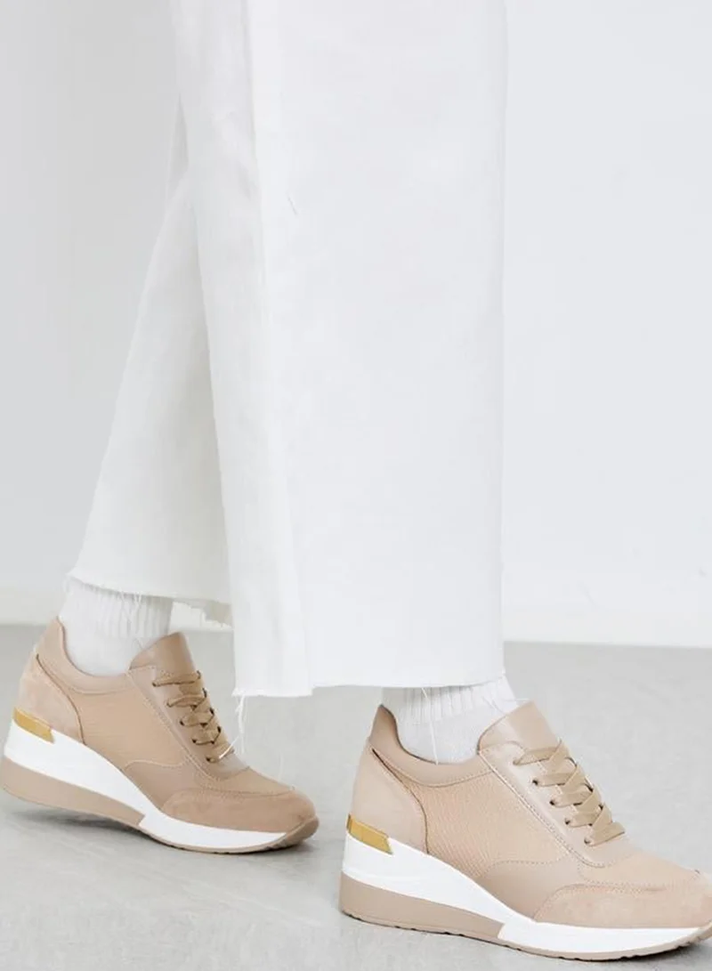 ستايلي اكتيف حذاء سنيكرز بنعل ويدج