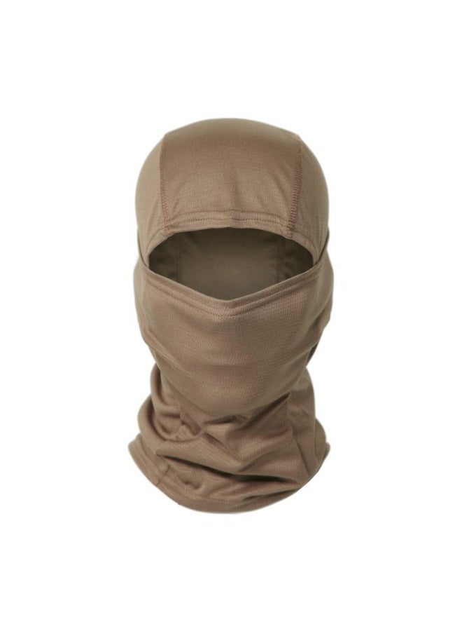 full head wear mask cover Brown