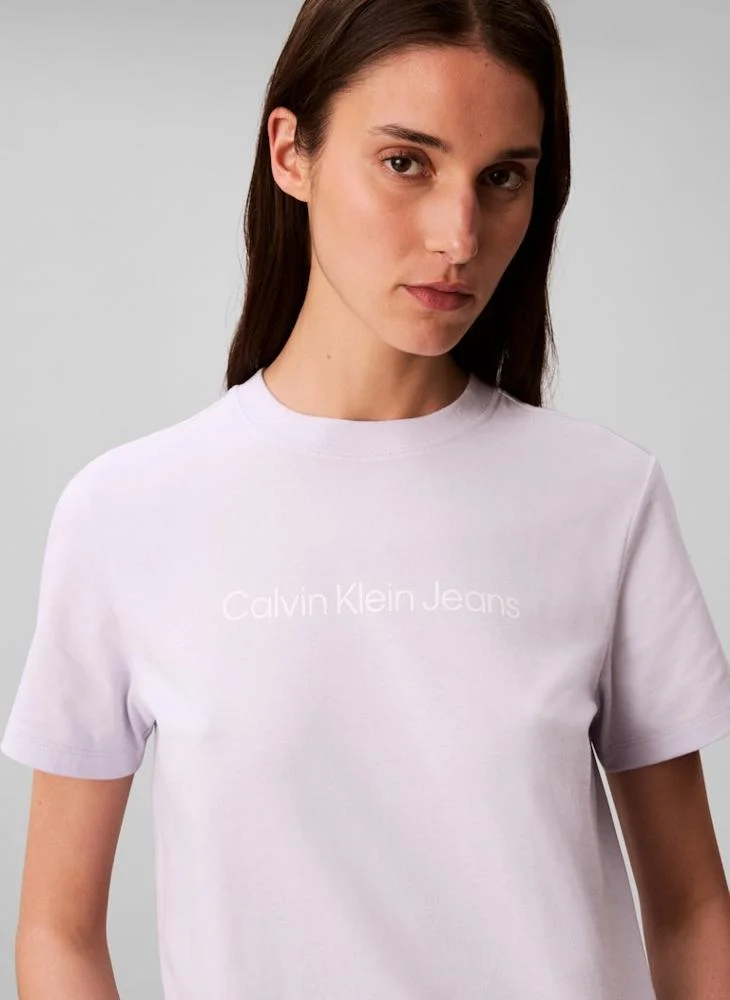 Calvin Klein Jeans Logo Crew Neck T-Shirt