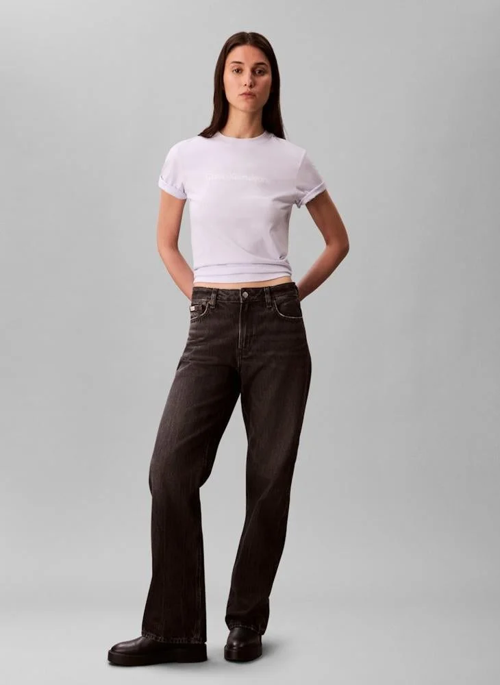 Calvin Klein Jeans Logo Crew Neck T-Shirt