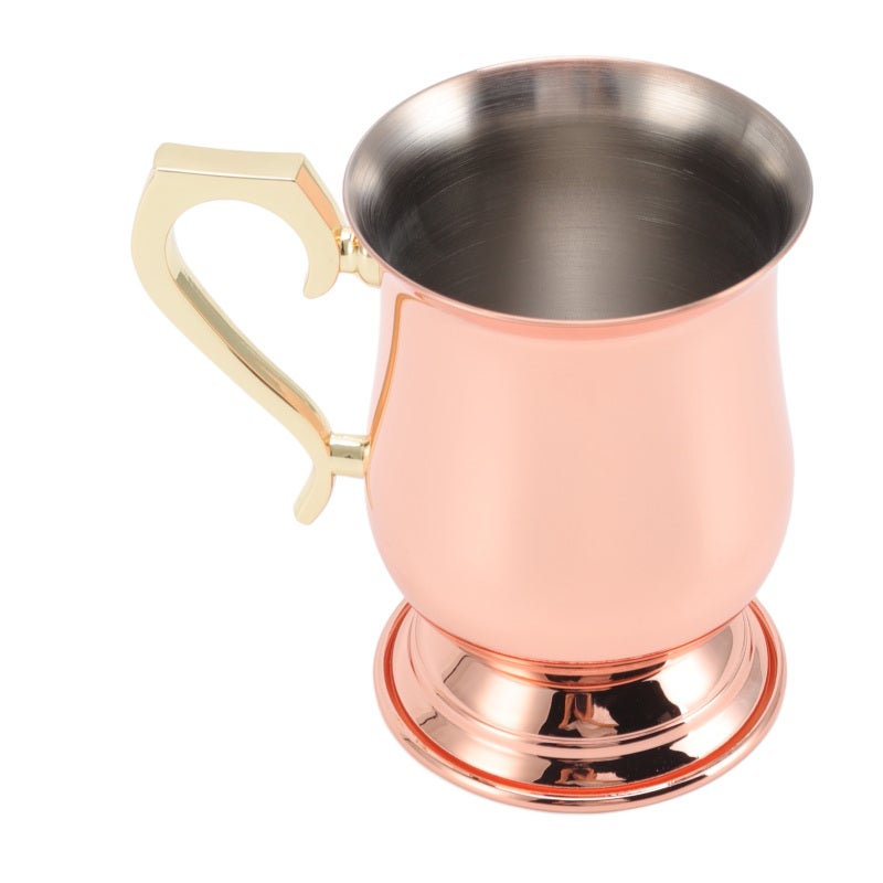 Moscow Mule Mug 18/8 Stainless Steel - Rustproof Shatterproof With Filter Cocktail Drinkware for Home Bar, Iced Coffee, Hot Beverage Service - Image 2