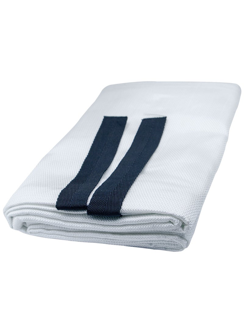 درافل بطانية طوارئ مقاومة للحريق من دورافيل، مصنوعة من الألياف الزجاجية، مقاومة للحريق مع طبقة سيليكون مزدوجة الجوانب، مناسبة للمنزل، المطبخ، الموقد، الشواية، السيارة، المكتب، المستودع (أبيض، 1.8 × 1.8 متر) - Image 2