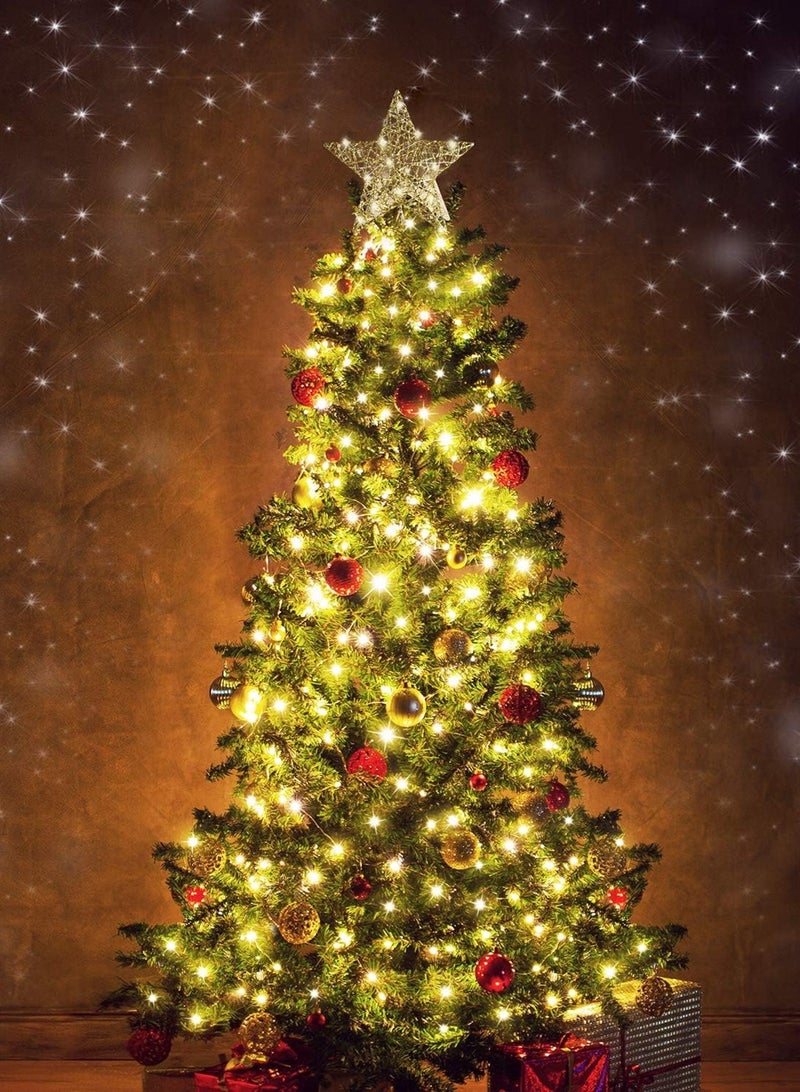 لوبيتيز 10 بوصة شجرة عيد الميلاد الديكور مصباح نجمة ( مع 10 أضواء LED ، الضوء الدافئ ، تحتاج إلى 2 بطاريات AA ، والبطاريات لا تشمل ) الذهب لامعة معدنية زخرفة شجرة عيد الميلاد ، الأسرة ، الطرف ، عطلة ، الشتاء ، عيد الميلاد الديكور ، - Image 3