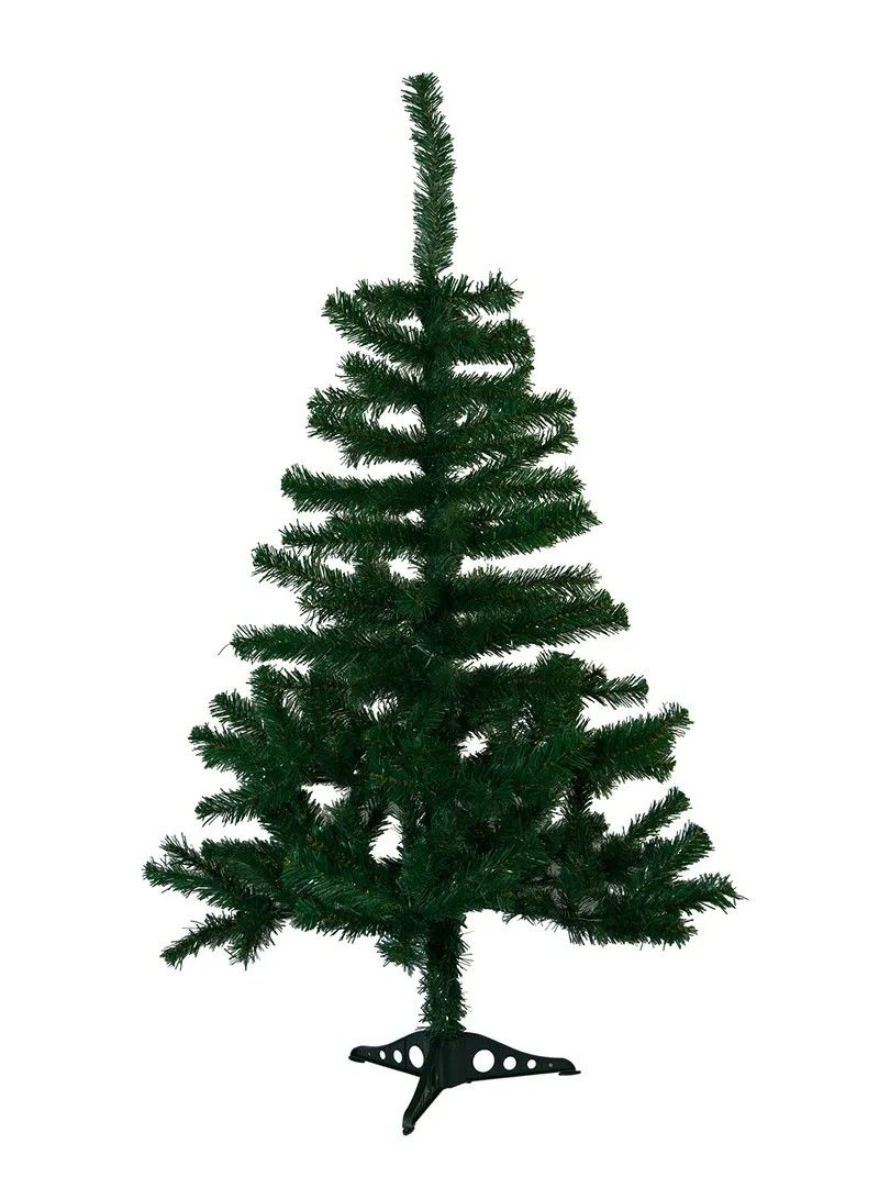 Rahalife 98 Cm (3.2 ft) Artificial Christmas Tree, Xmas Tree with plastic base Stand, for Outdoor and Indoor Decor  - Image 1