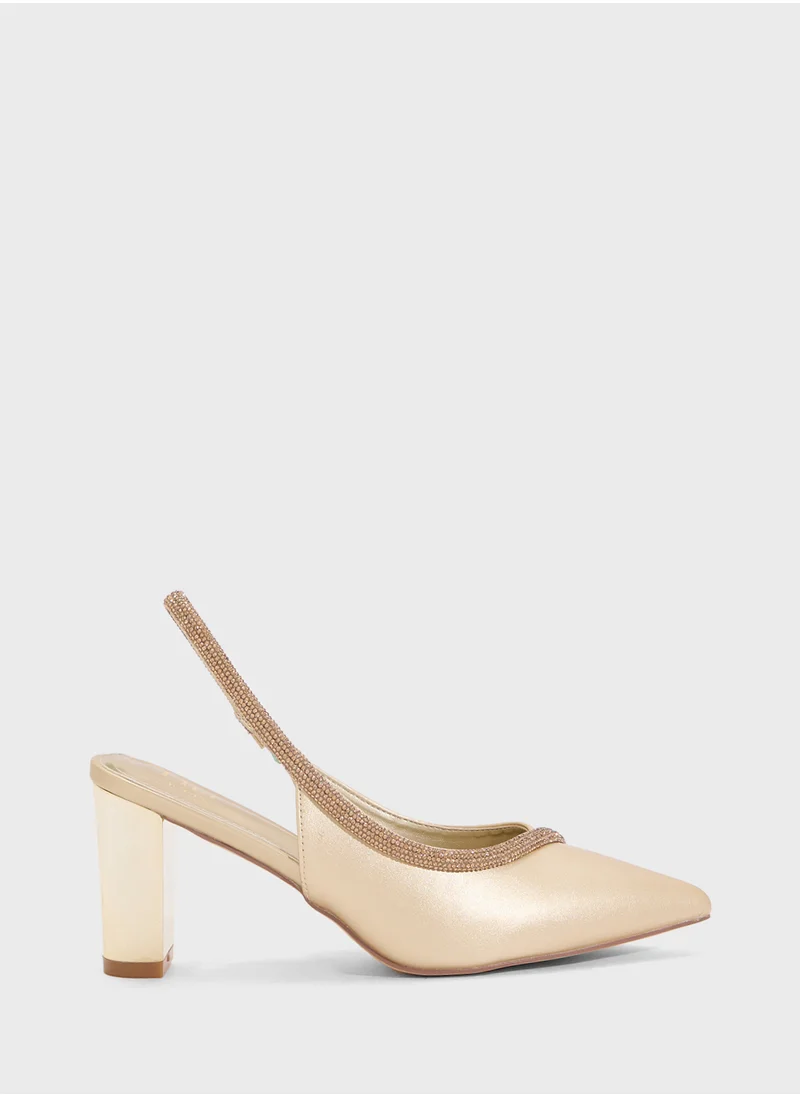 ELLA Diamante Sling Back Pump