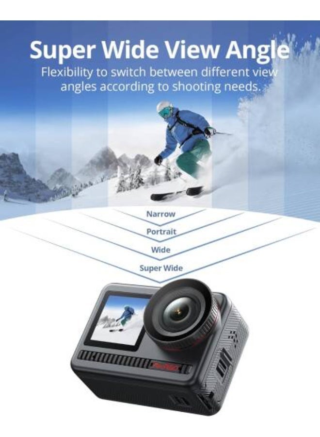 Akaso Click to enlarge Brand: AKASO AKASO Brave 8 4K 60FPS 48MP Waterproof Action Camera – Black - Image 4
