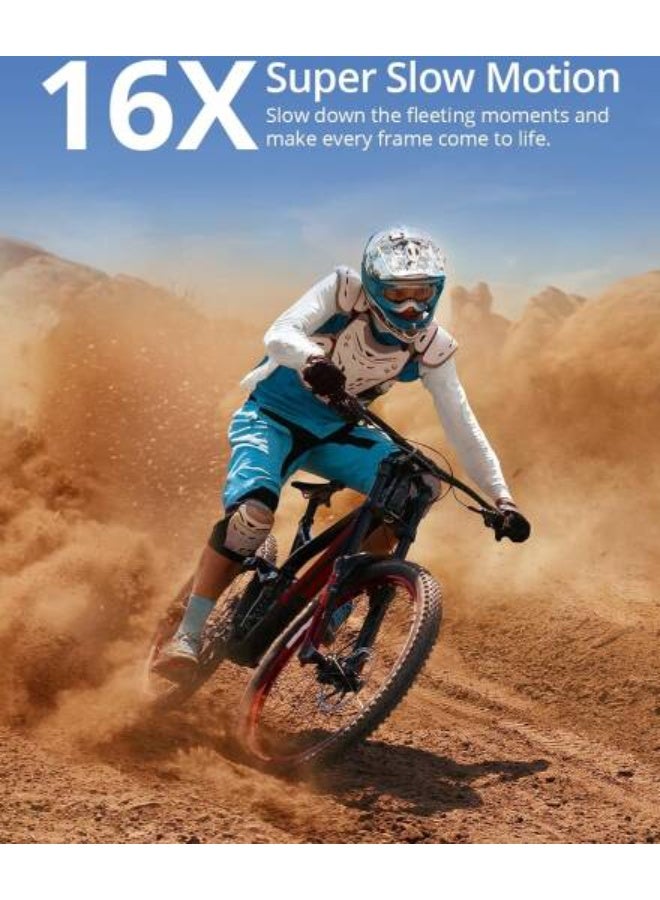 Akaso Click to enlarge Brand: AKASO AKASO Brave 8 4K 60FPS 48MP Waterproof Action Camera – Black - Image 5