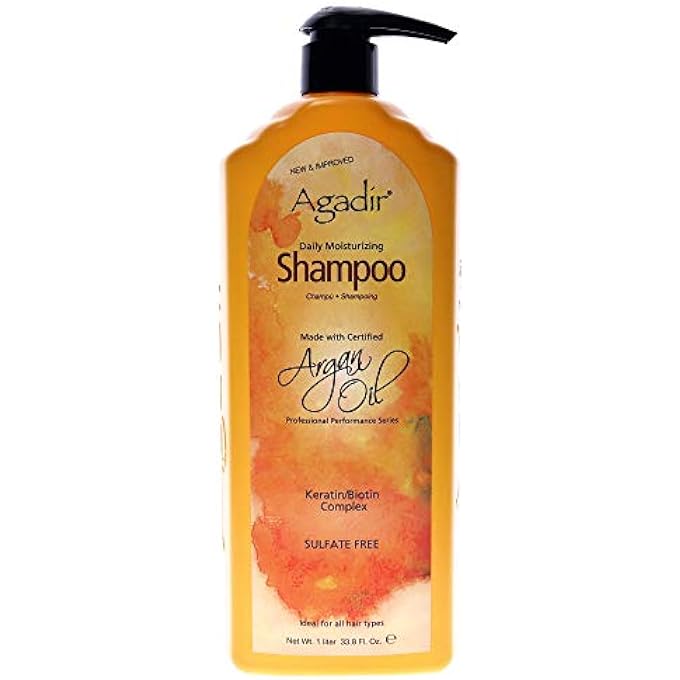 Agadir ARGAN OIL DAILY MOISTURIZING SHAMPOO, 33.8 FL OZ - Image 1