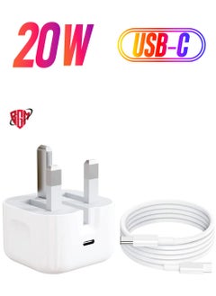 Apple 20W USB-C Power Adapter for iPhone 13 Series and iPad Pro - White