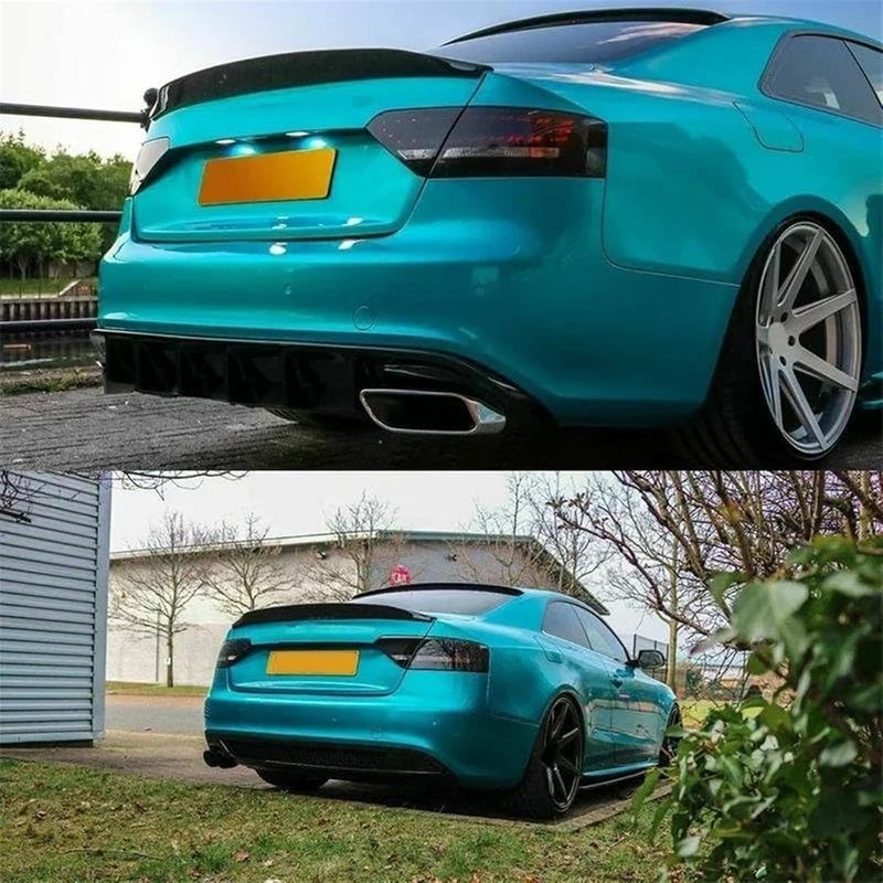Yurefax Carbon Look Rear Trunk Spoiler for A5 Coupe - Image 2