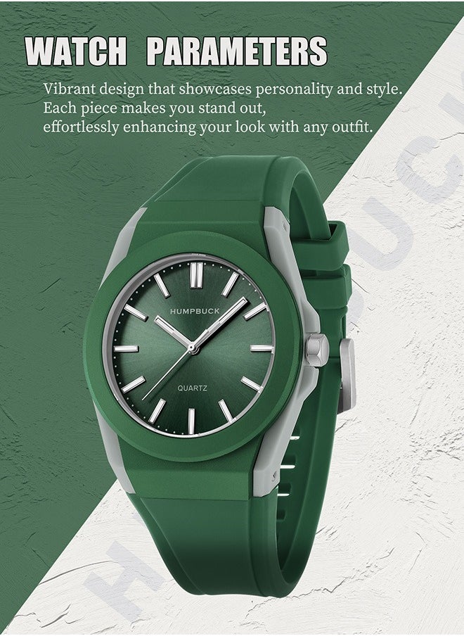 HUMPBUCK - Ultra-thin Plastic Watch Gifts for Men & Women Fashion Sport Silicone Strap Waterproof Light Wristwatch New Style - Image 1