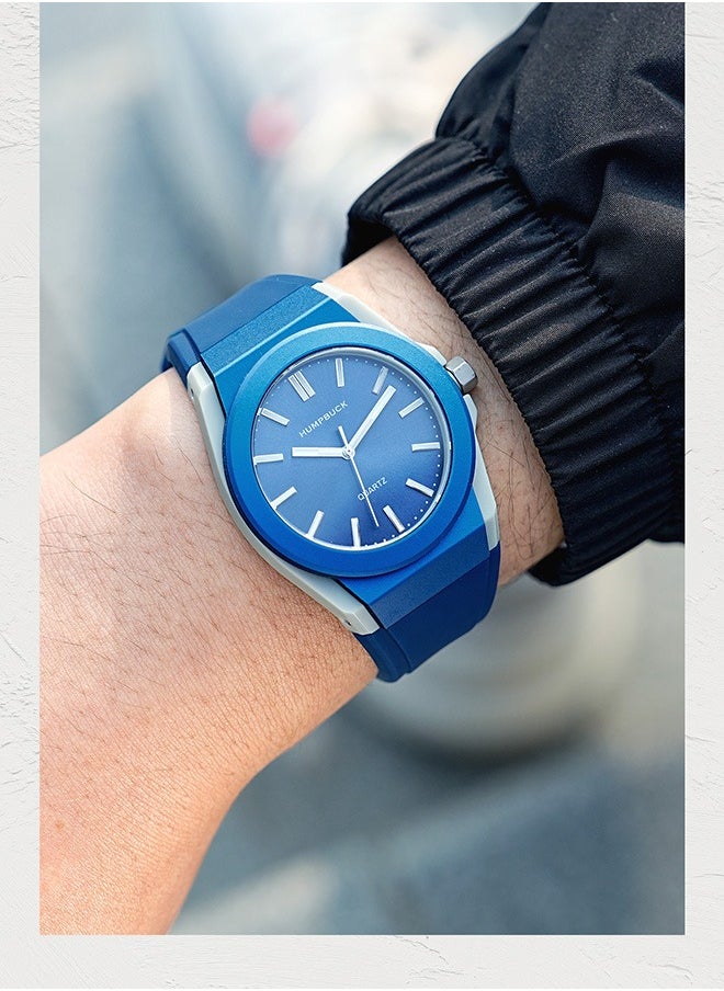 HUMPBUCK - Ultra-thin Plastic Watch Gifts for Men & Women Fashion Sport Silicone Strap Waterproof Light Wristwatch New Style - Image 1