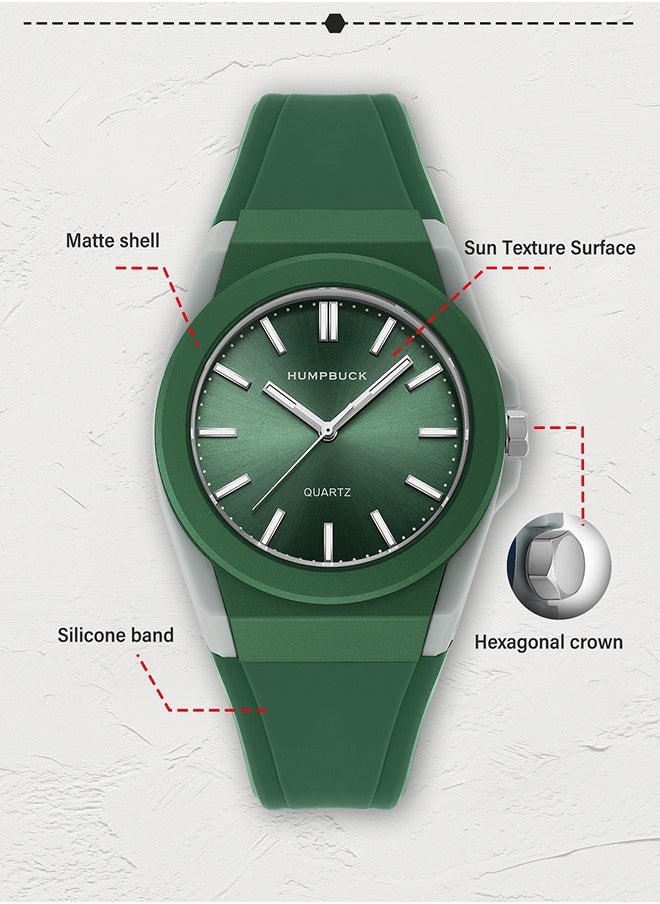 HUMPBUCK - Ultra-thin Plastic Watch Gifts for Men & Women Fashion Sport Silicone Strap Waterproof Light Wristwatch New Style - Image 1