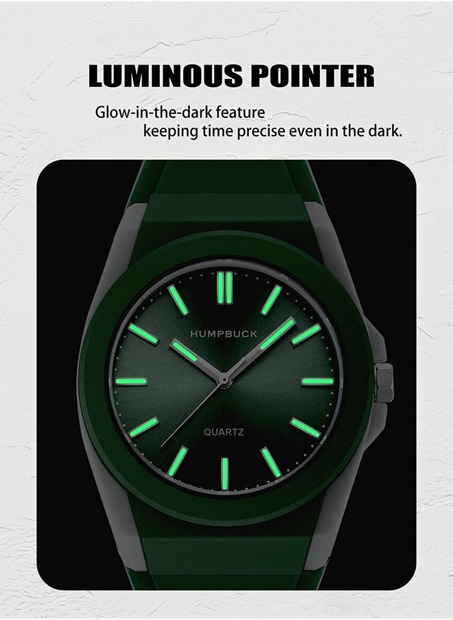 HUMPBUCK - Ultra-thin Plastic Watch Gifts for Men & Women Fashion Sport Silicone Strap Waterproof Light Wristwatch New Style - Image 1