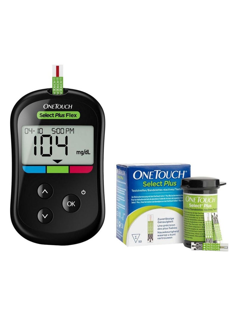 Select Plus Flex Glucose Monitor With Strip Box