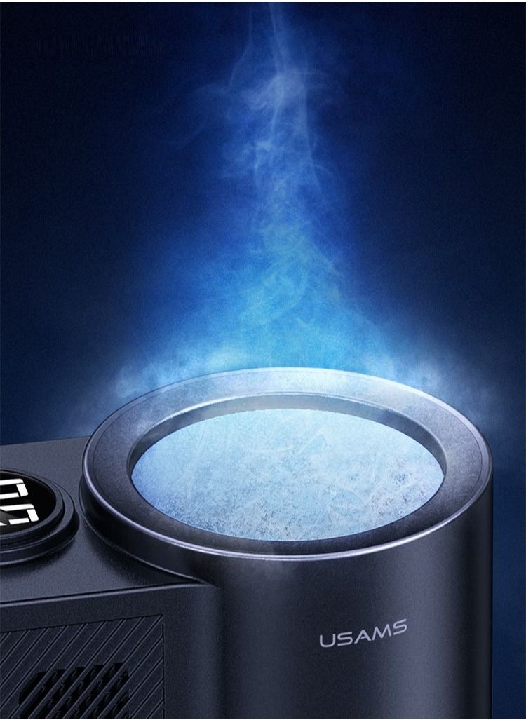 Usams - Car Cooling Cup Quick Cooling Smart Cup Refrigerator For Beverage With Digital Display - Image 1