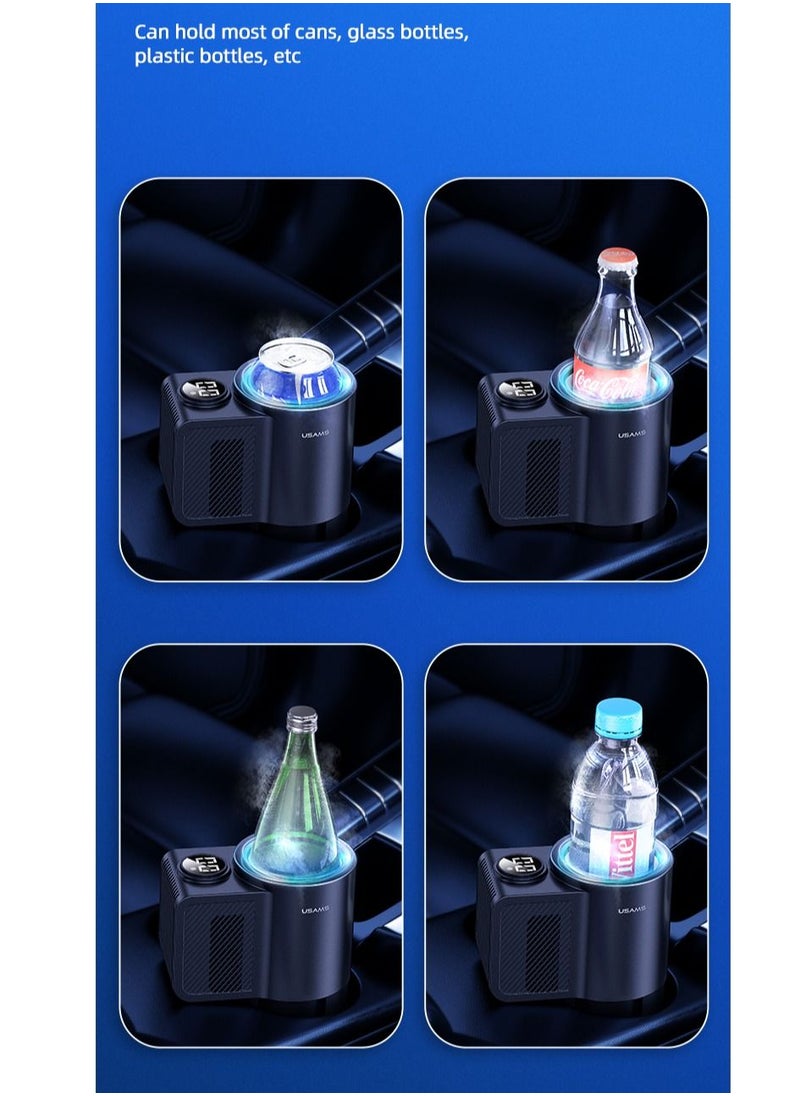 Usams - Car Cooling Cup Quick Cooling Smart Cup Refrigerator For Beverage With Digital Display - Image 1