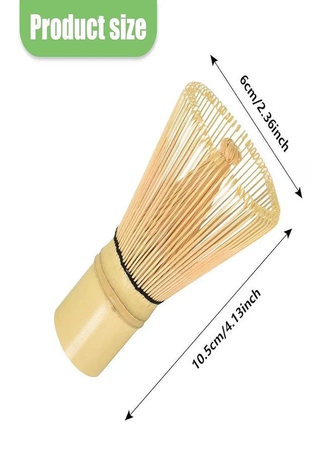 Megika 1Pcs, Traditional Matcha Whisk - 100 Prongs Japanese Bamboo Whisk Chasen Preparing Matcha Powder Brush Tool for Matcha Powder, for Tea Ceremony, Tea Drinking, Handmade. - Image 3